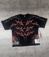 Civil Regime Bleach Koga T-Shirt Black Red White Size 2XL
