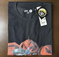 Mobile Suit Gundam 45th Anniversary Uniqlo UT T-Shirt 3XL Anime Manga Black NEW