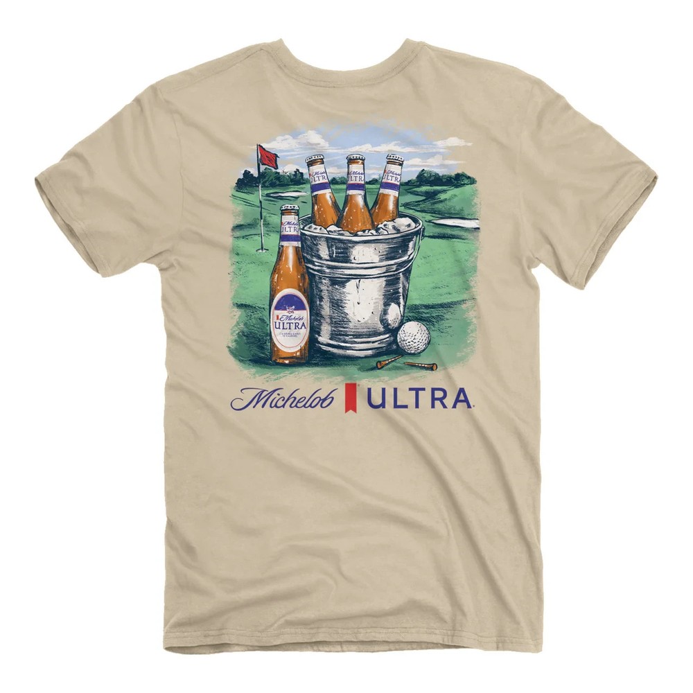 JedCo Michelob Ultra Golf Fore More Graphic Tee Adult T-shirt Size 2XL