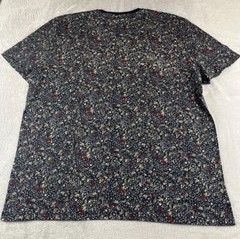 Ben Sherman mens blue Short Sleeve floral tshirt size XXL