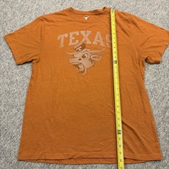 Texas Longhorns T-Shirt Burnt Orange Sz Large Authentic Apparel SEC NCAA