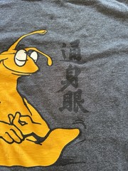 UC Santa Cruz UCSC Zen Banana Slug T Shirt ADULT Medium M Heather Gray