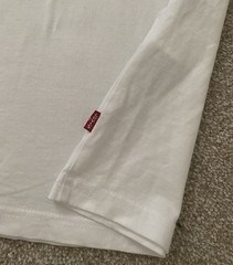 Levi’s 501 The Original Shirt Large White Short Sleeve Relaxed Script