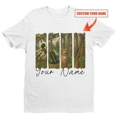 Custom Name Vintage Hunting Season Unisex T-shirt | Father’s Day Hunting Gifts