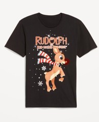 New Rudolph The Red-Nosed Reindeer Mens XL Christmas Spirit Tee