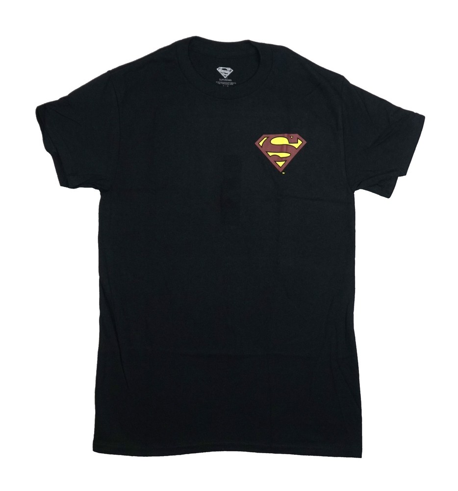Superman Mesn T-Shirt – Lapel Logo Comic #32 Cover on Back It Tickles