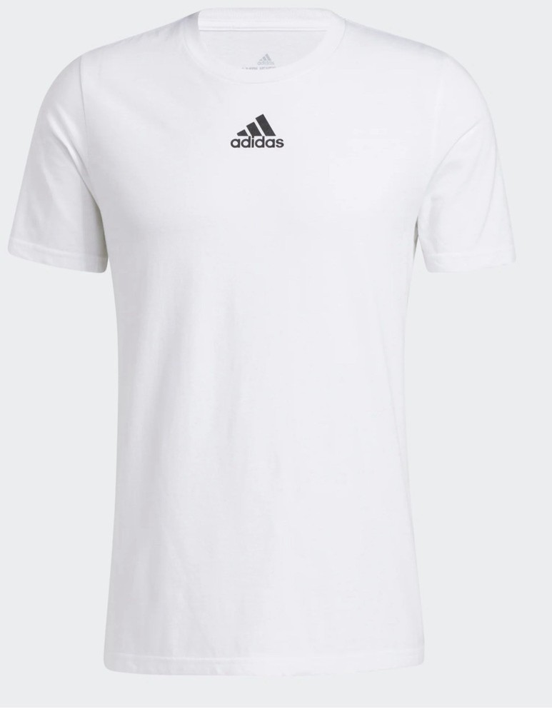 adidas Cotton Amplifier Tee Short Sleeve White EK0172 Men’s Size Medium – NWT
