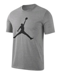 NWT JORDAN JUMPMAN ICON T SHIRT CJ0921-091 MENS LARGE HEATHER GREY NIKE AIR MAX