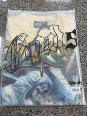NEW Godspeed Skeleton Farmer Print Logo Tee Mens Cotton Short Sleeve T-shirt