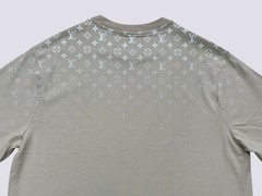 Louis Vuitton LV Monogram Gradient Cotton Crewneck T-Shirt Beige Size L