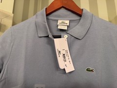 Lacoste Women Short Sleeve Cotton Polo Shirt -Size 10