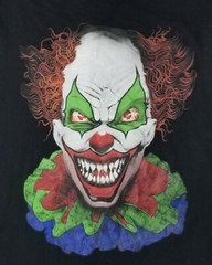 Halloween Killer Clown Men’s T Shirt M Preowned As Is See Description