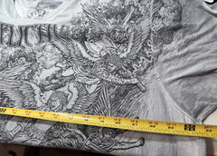 AFFLICTION Live Fast Y2K Gray & Black “Victory” T-Shirt Men’s Sz 3XL Distressed