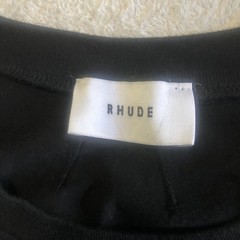 RARE Rhude Moonlight Logo Black Tee Size XL Skater Street Designer Box Logo