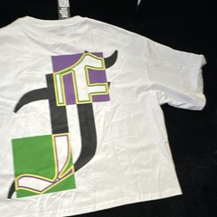 Foreign Designer T-Shirt, Size M BOX CUT Heavyweight MardiGras Design MSRP $40