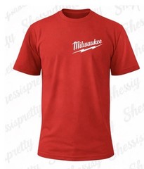 Milwaukee Style T-Shirt Men Cotton Short Sleeve Tee Multiple Colors