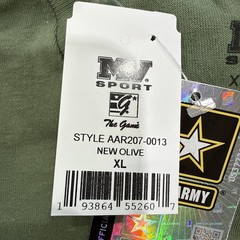 “United States Army Ft Bliss, TX 1775” Double Sided Green T Shirt – Sz XL – NWT