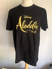 DISNEY’S ALADDIN (2019) Official Men’s Movie Promo Will Smith T-Shirt Size Large