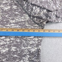 Columbia Shirt Mens Extra Large Gray Digital Camo Fish Print Moisture Wicking