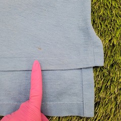 Vintage 80s Arrow Golf Shirt L/XL 23×28 Blue