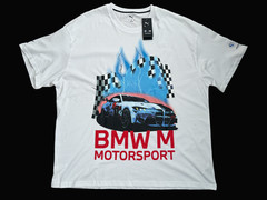 Puma X BMW MMS Vintage Racing M Motorsport T-Shirt White Men’s Size 2XL New $45