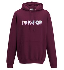 I Love Kpop Hoodie K-Pop Lover Gift Jumper Korean Music Top Adult Teen Kid Sizes