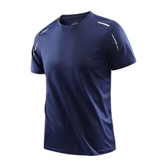 Mens Quick Dry Running T Shirt Breathable Hiking Fishing Sport Tee Top