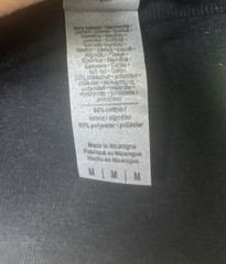 Gildan Dryblend LSC Destruction Black Short Sleeve T-Shirt Size Medium New