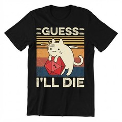 Funny D20 Critical Fail Cat Tee, Dungeons And Dragons Gamer Gift For Friends