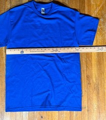Blue Gildan Dry blend T Shirt Size Medium