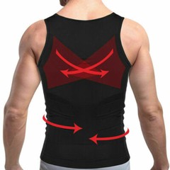 Shaper Men’s Body Shaper Toning T-Shirt Ultra Durable Tank Compression Underwear