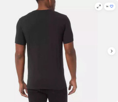 32 DEGREES COOL MEN’S 2PACK SHORT SLEEVE CREW NECK SHIRT(BLACK,SMALL)NWT