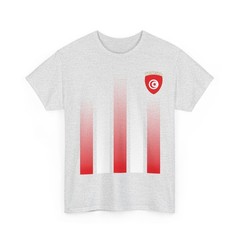 Tunisia Soccer Retro Tee, Tunisian Flag Soccer 2026 Jersey Style T-Shirt