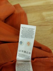 NWT Wax London Dean Striped T-Shirt in Rust Orange (Various Sizes)