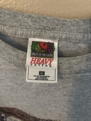 American Spirit Fruit Of The Loom Mens XL Gray Graphic Tshirt
