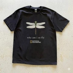 Vintage National Geographic “Why Am I So Fly” Tee