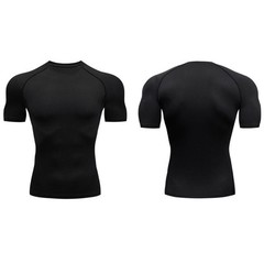 Men’s Easy Care Tight Top Polyester Round Neck for All Season Activities