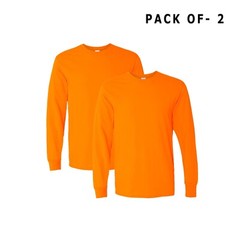 Hi Viz Shirts Safety Orange High Visibility Work Safety Reflective Top 2 Pack
