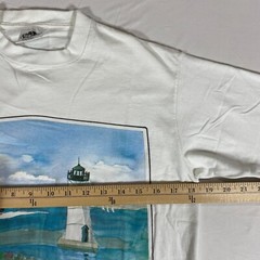 Vintage Size Medium Martha’s Vineyard Single Stitch USA MADE T Shirt 27-DK82