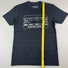 Black Rifle Coffee Company Mens Small Black Expresso Graphic T-Shirt