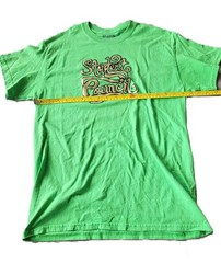 Gildan DryBlend Men’s Medium Lime Green Student Council Graphic T-Shirt Cotton