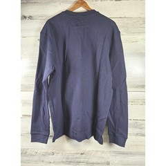 NFL Team Apparel Dallas Cowboys Henley Men XL Navy Waffle Knit Thermal New