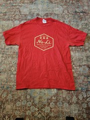 No-Li Brewing Company Logo Red T-shirt Large