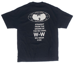 Wu-Tang Clan Wu Wear 1995 Double Sided Short Sleeve Concert T Shirt ~ XL