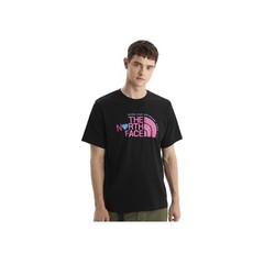 The North Face Heart Series Ss22 Heart Logo Letter Print Solid Color Round Neck