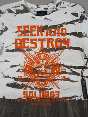 Genuine Vintage Salvage Brand T Shirt “SHOGUN” Rust V51T425 Size L