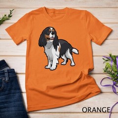 Cute Tri-Color Cavalier King Charles Spaniel Premium Unisex T-shirt