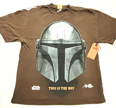Civil Regime Star Wars Mandalorian Oversized Graphic Tee Shirt Adult Size Large