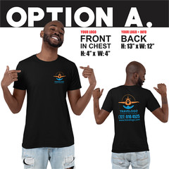 Screen Printed 24 T-Shirt /2 Colors Front + 2 Colors Back/ 100% preshrunk cotton