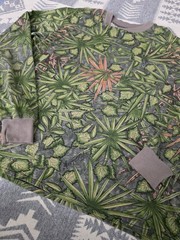 Vintage 90s DK Flatwoods Palmetto Camouflage Longsleeve T-shirt Men’s Sz S USA